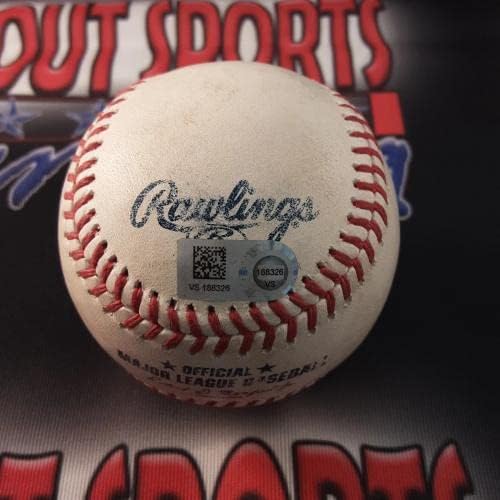 Kevin Kiermaier Autentična igra korištena potpisana bejzbol autografa JSA - MLB igra koristila bejzbol