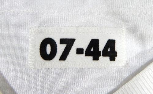 2007. San Francisco 49ers Ken Parrish 2 Igra izdana White Jersey 44 DP35668 - Nepotpisana NFL igra korištena dresova