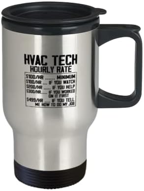 Šalica za kavu smiješna HVAC tehnološka stopa