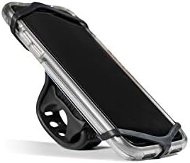 Lezyne Smart Grip Bicycle Telefon nosač, Univerzalni telefon za telefon, CNC aluminijski okvir, gumeni remen, sigurno zadržavanje,