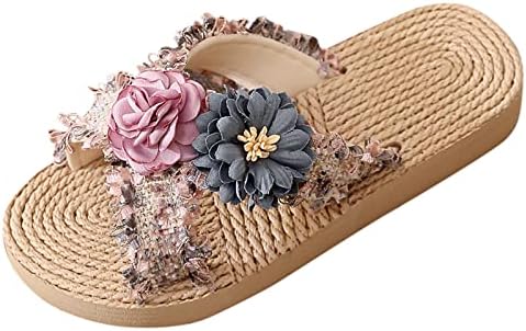 Modne ljetne dječje cipele djevojke debeli potplati lagani klizanje na cvijetu otvoreni nožni prst Lagane sandale