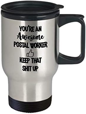 Poštanski radnici putničke krigle Pokloni za umirovljenje za poštanske radnike, fantastične šalice za kavu čaša čaša GAG Pokloni za