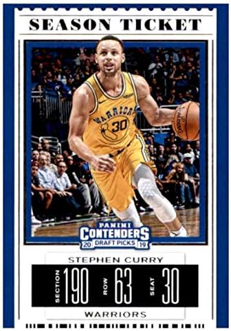 2019-20 Panini Conders Condenders Nacrt Picks Sezona karta 48 Stephen Curry Golden State Warriors košarkaška karta