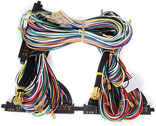 Blee ARCADE JAMMA Kabelski kabel 28pin Jamma kabelski kabel s 5.6 akcijskih gumba za multi arkadne video igre pribor za strojeve