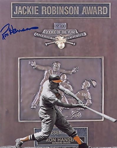 Ron Hansen Jackie Robinson nagrada Roy New York Yankees potpisao 8x10