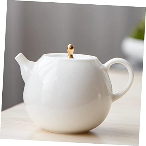 Dvorišta japanskog stila bijeli porculanski čajnik prijenosni kuhala espresso štednjak ured za čaj za čaj za čaj za čaj za vodu izolirana