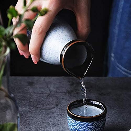 Hemoton šalica za kavu set keramike sake set sake boca japanska hladnoća sake decanter boca keramika ohlađeni poslužitelj lonac ili