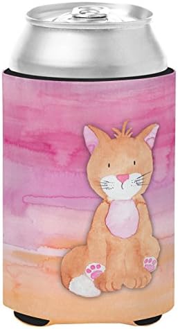 Caroline's Treasures bb7354cc narančasta mačka akvarel limenke ili zagrljaja boca, može se hladiti zagrljaj zagrljaja za pranje pića