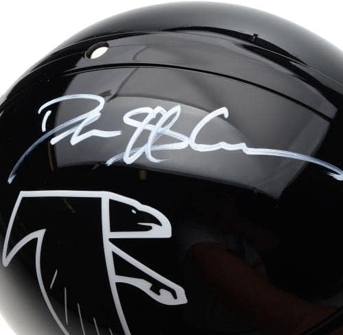 Kaciga Atlanta Falcons s autogramom Dion Sanders-NFL kacige s autogramom Riddell Black