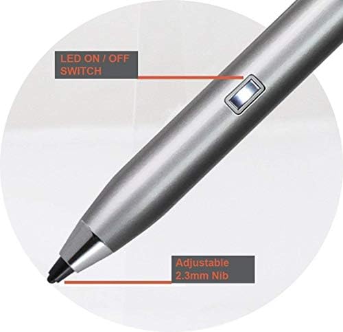 Broonel Silver Mini Fine Point Digital Active Stylus olovka kompatibilna s karticom Samsung Galaxy A 10.5