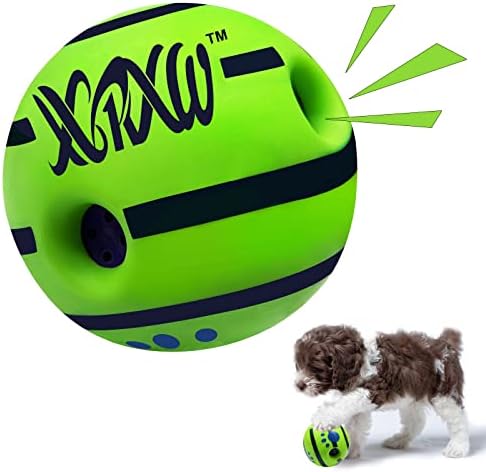 ; Ljuljačka Lopta za hihotanje za pse, interaktivne škripave igračke za kućne ljubimce, smiješan zvuk hihotanja prilikom kotrljanja