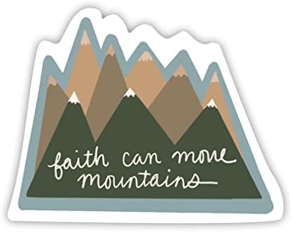 Vjera može premjestiti planine vinil vodootporne LDS naljepnice za prijenosno računalo ili bocu vode