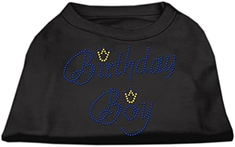 Mirage PET PROIZVODI 16-inčni rođendanski dječak Rhinestone Print košulja za kućne ljubimce, X-Large, Blue