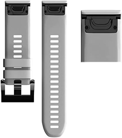 Houcy 26 22 mm silikonski remen za brzo otpuštanje za Garmin Fenix ​​7 7x 6x 5x 3 3hr Watch EasyFit Wrist Band remen