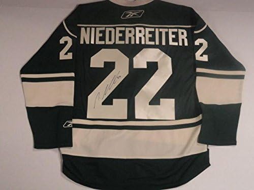 Nino Niederreiter potpisao 22 Minnesota Wild 3. Jersey Reebok licenciran JSA CoA - Autografirani NHL dresovi