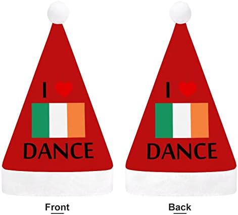 Volim irski ples Božićni šešir djedovi Šeširi ukrasi za božićno drvce blagdanski dekor Pokloni za odrasle žene obiteljski muškarci