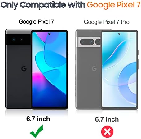 Jame za slučaj Google Pixel 7, Slim Fit Shot Shots zaštitni telefon za PIXEL 7, zaštita od kapljice vojnog razreda s prstenom [Magnetic