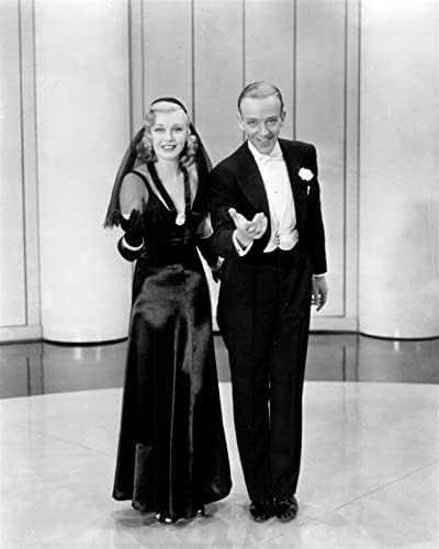 Hoćemo li plesati 1937. Ginger Rogers i Fred Astaire Full Pose 4x6 inčni fotografiju