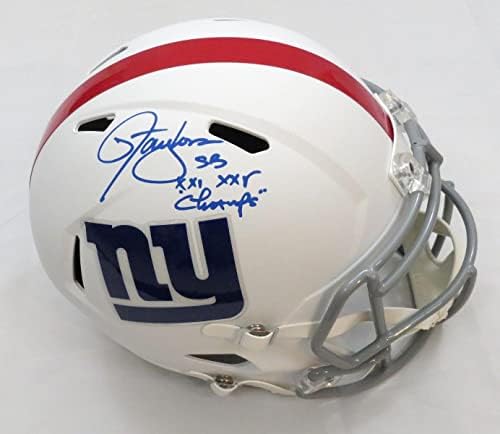 Kaciga-replika Laurence Tailor ' s autographed, NFL-ove kacige s potpisom svjedoka Becketta