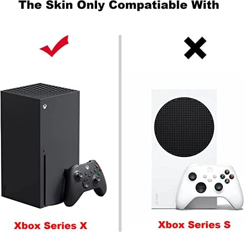 Naljepnica kože za Xbox Series X konzole i kontrolere, Video igre konzola vinil naljepnica Zaštitni omot kompatibilan s Microsoft Xbox