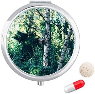 Zeleno šumarstvo znanost prirodni krajolici kutija za tablete džepna kutija za pohranu lijekova spremnik za doziranje