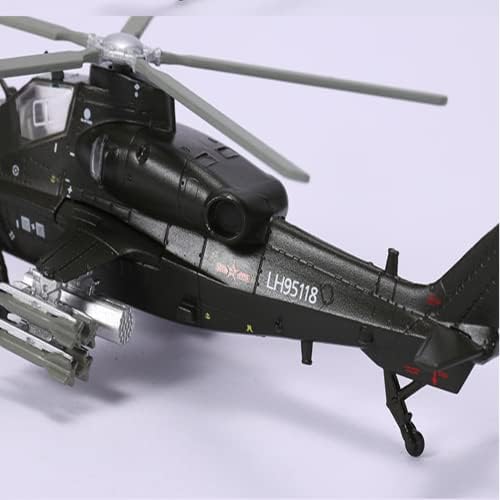 1/100 skala kineski naoružani WZ-10 helikopteri model legura legura model ravnine diecast ravnine za kolekciju
