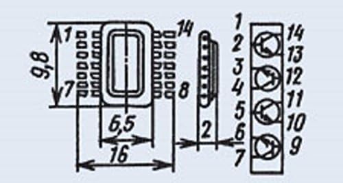 S.U.R. & R alati K1NT251 IC/Microchip SSSR 1 PCS
