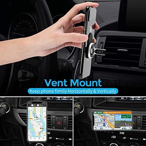 BoxWave Mount Mounta kompatibilan s Vivo Y15s - Mobilni nosač automobila s rukom, prianjanje prsta za mobilni nosač automobila za vivo