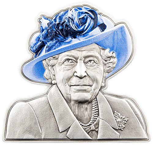 2022 de moderna komemorativna powercoin u memoriamu kraljice Elizabete II Sretan rođendan u obliku srebrnog novčića od 5 oz 5 $ Barbados