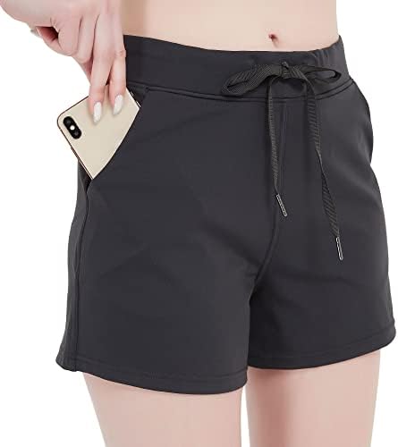 Riboom ženske kratke hlače za trening planinarenje atletskih kratkih hlača putuju ležerne kratke hlače za žene sa džepovima
