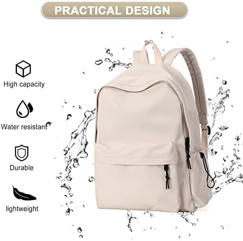 Uppack Backpack Lagana vreća vodootporni ruksak za koledž za simpatični estetski ruksak casual daypack za muškarce žene