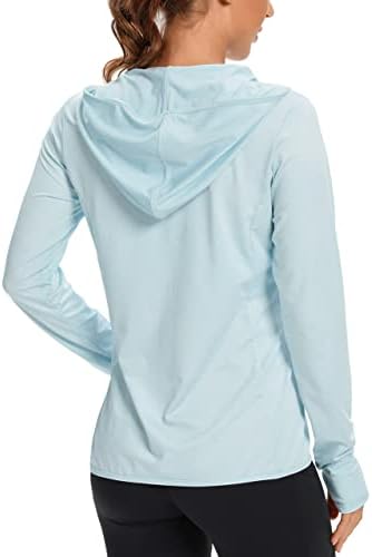 KPSUN ženska upf 50+ UV odjeća za zaštitu od sunca Zip Up Hoodie SPF Sunce Sunce Sun