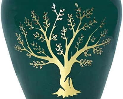 Bold & Božansko stablo života kremacija urna | Ljudski pepeo memorijalna urna za odrasle, sahrana, pogrebna kremacija urna | 200 kubičnih