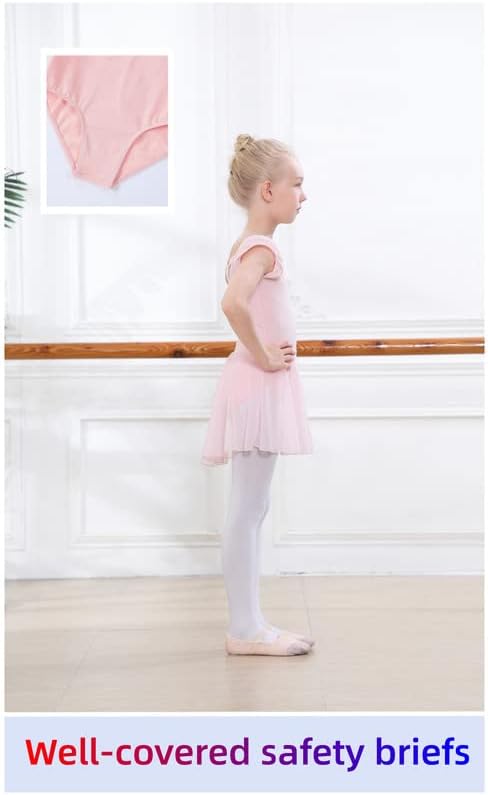 Baletni baletni leotards za djevojčice plesni leotard kombinirani mali mali plesni suknja suknja
