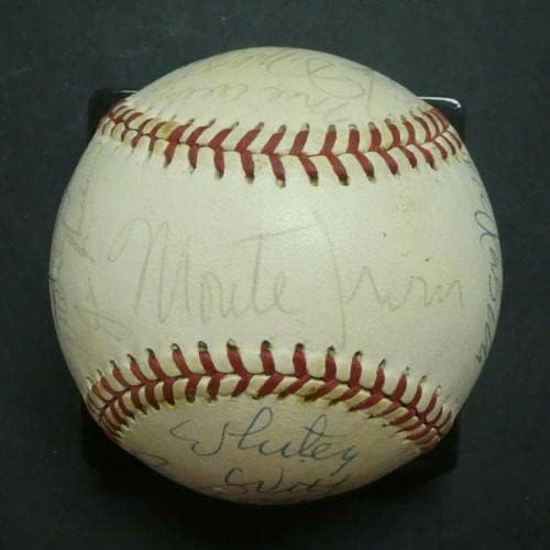 Vintage potpisani stari vremenski dan bejzbol Joe DiMaggio Mel Allen Joe Page itd. - Autografirani bejzbols
