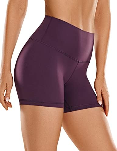 CRZ Yoga Womens Butterluxe Biker Shorts 2.5 '' ' / 4' '' / 6 '' ' / 8' ' - VISOKI struka s plijenom za vježbanje odbojke joge spandex