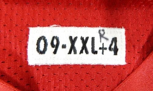 2009. San Francisco 49ers Cody Wallace 59 Igra je koristio crvenu praksu Jersey XXL 501 - Nepotpisana NFL igra korištena dresova