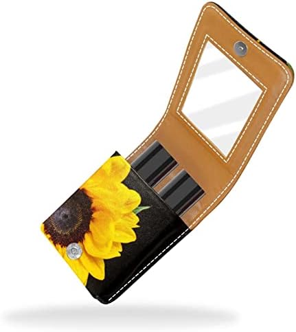 Cvjetni aranžman sa suncokretom za šminku Futrola za ruž za usne za vanjsku prijenosnu putnu kozmetičku torbu