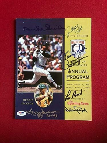 1993., Reggie Jackson, program Kuće slavnih s autogramima, rijetki časopisi s autogramima u Americi