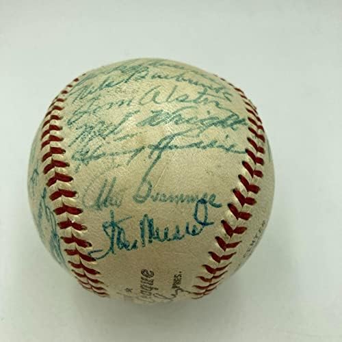 1955. tim St. Louis Cardinals potpisao je bejzbol baseball COA Nacionalne lige - Autografirani bejzbol