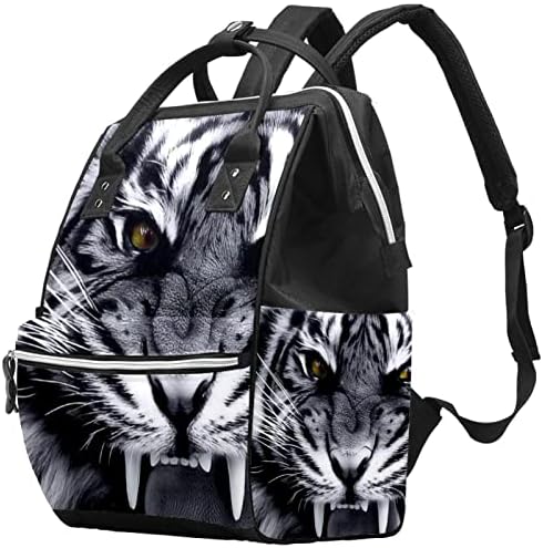 Guerotkr putuju ruksak, vrećica pelena, vrećice s pelena s ruksacima, retro siva životinjska tigra