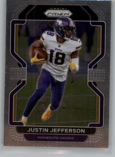 2021 Panini Prizm 125 Justin Jefferson Minnesota Vikings NFL nogometna trgovačka karta