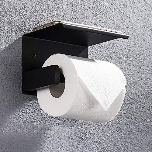 Raxinbang boja Vodootporna crni držač za toaletni papir Veličina 13.5cm9.5cm gornji skladišni stol papirnati držač za ručni ručnik