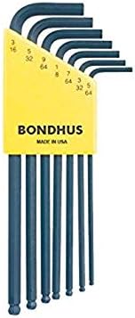 Bondhus 10945 Set od 7 Balldriver L-Wenches, veličina 5/64-3/16