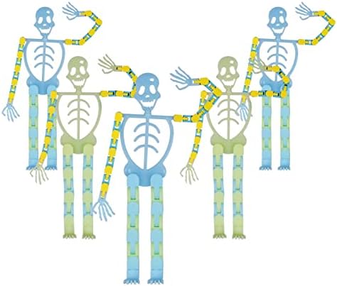 Skeleton Toys Fidget igračke Noć vještica fluorescentni svestrani kostur čovjek dekomprimira nove i čudne igračke pribor za stalak