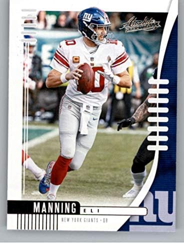 2019 Apsolutno 61 Eli Manning New York Giants NFL nogometna trgovačka karta