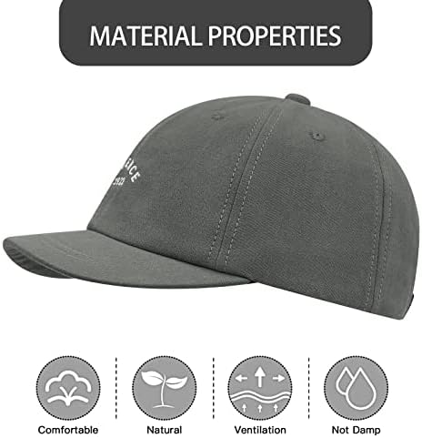 CLAKLLIE KRATAK BILL HAT BASEBALL CAP Low Profile Tat Hat Podesiva kapka za urbani kamper šeširi za muškarce za muškarce