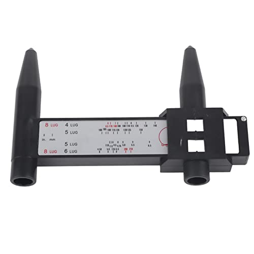 Alat za mjerenje uzorka naplatka, uzorak naplatka kotača za automobil klizanje Alat za mjerenje PCD ravnalo 4 5 6 8 Lug