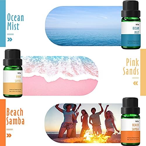 Plaža i proljetna mirisnih ulja, Mitflor 12 boca Premium mirisna ulja za difuzor, sapun i svijeće za izradu mirisa, aromaterapijskih
