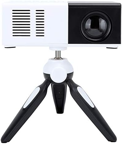 Prijenosni video projektor s stativom, 1800LM projektor kućnog kina 1920 x 1080p, 24-60 projekcijski prikaz, 30 000 sati LED život
